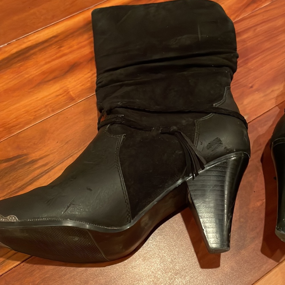 LEATHER BOOTS - Picture 8 of 11